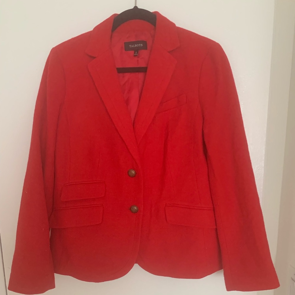 Red Talbots Blazer